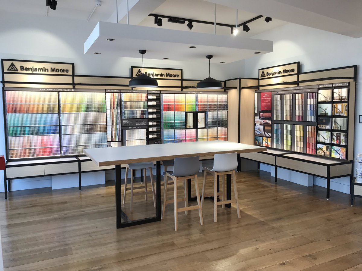 CraigShaw72's tweet image. Well done to the team @BenjaminMooreUK for a successful first day in our latest store at Wilmslow, Cheshire. The store looks amazing 👍