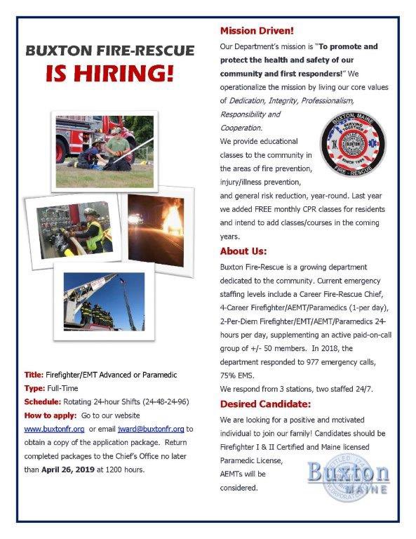 Buxton Fire Rescue tweet media