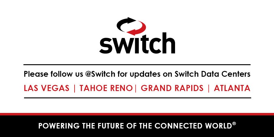 SUPERNAP's tweet image. We've moved! Please follow us @Switch for updates on Switch Data Centers.