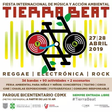 spectijuana's tweet image. Estamos muy contentos de participar en el Festival Tierra Beat. Fiesta Internacional de Música y Acción Ambiental este 28 de abril,  entrada gratuita! #TierraBeat