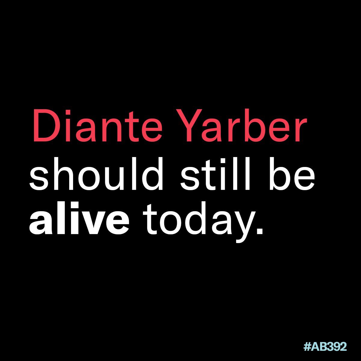 ACLU_CalAction's tweet image. Ciara Hamilton, cousin of #DianteYarner, who was shot and killed by Barstow police, tells the audience at #ACLUcon: I want to feel protected by police. I don’t want to be in fear of police. Today, I am asking #CALeg to pass #AB392.