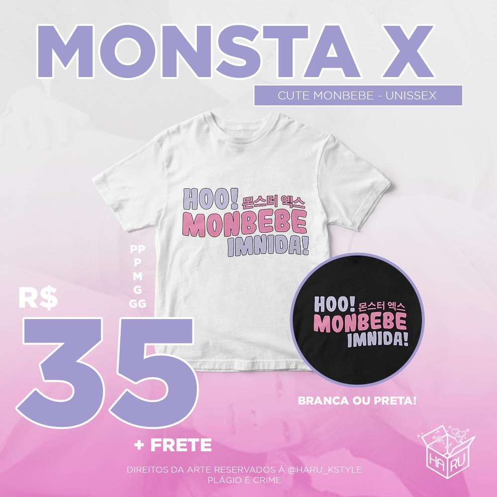 haru_kstyle's tweet photo. ◊ MONSTA X - CUTE MONBEBE ◊
 R$ 35 + FRETE
Faça seu pedido via DM! 
Dúvidas? CC: https://t.co/r2vXnXErLJ https://t.co/5VSbCXsvnr