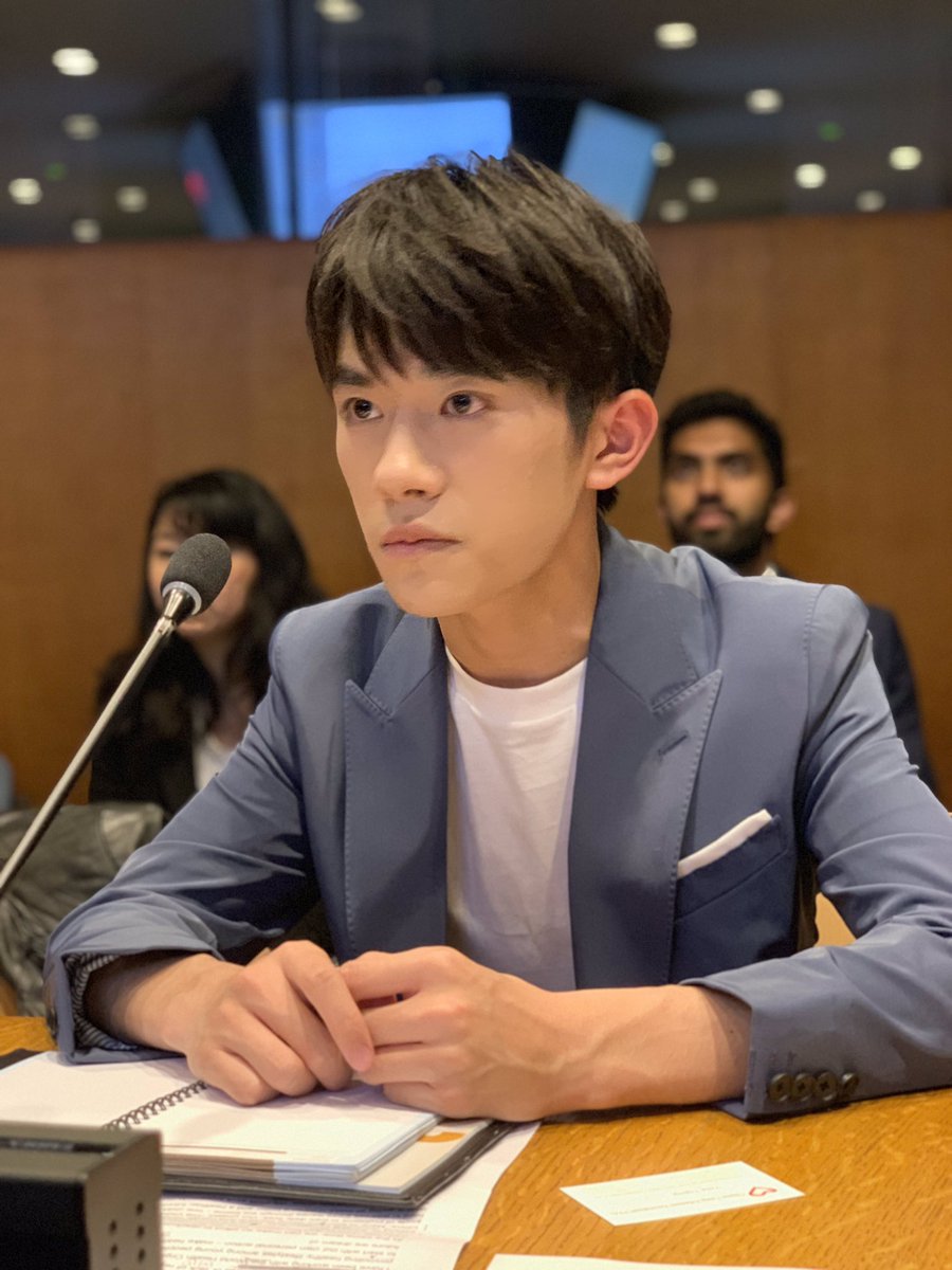 “We must work together to make a difference and to achieve a healthier, sustainable future. Come on, together, let’s go! Take action today, make it happen!” #JacksonYee #YiYangQianxi at #ECOSOCYouthForum #Youth2030