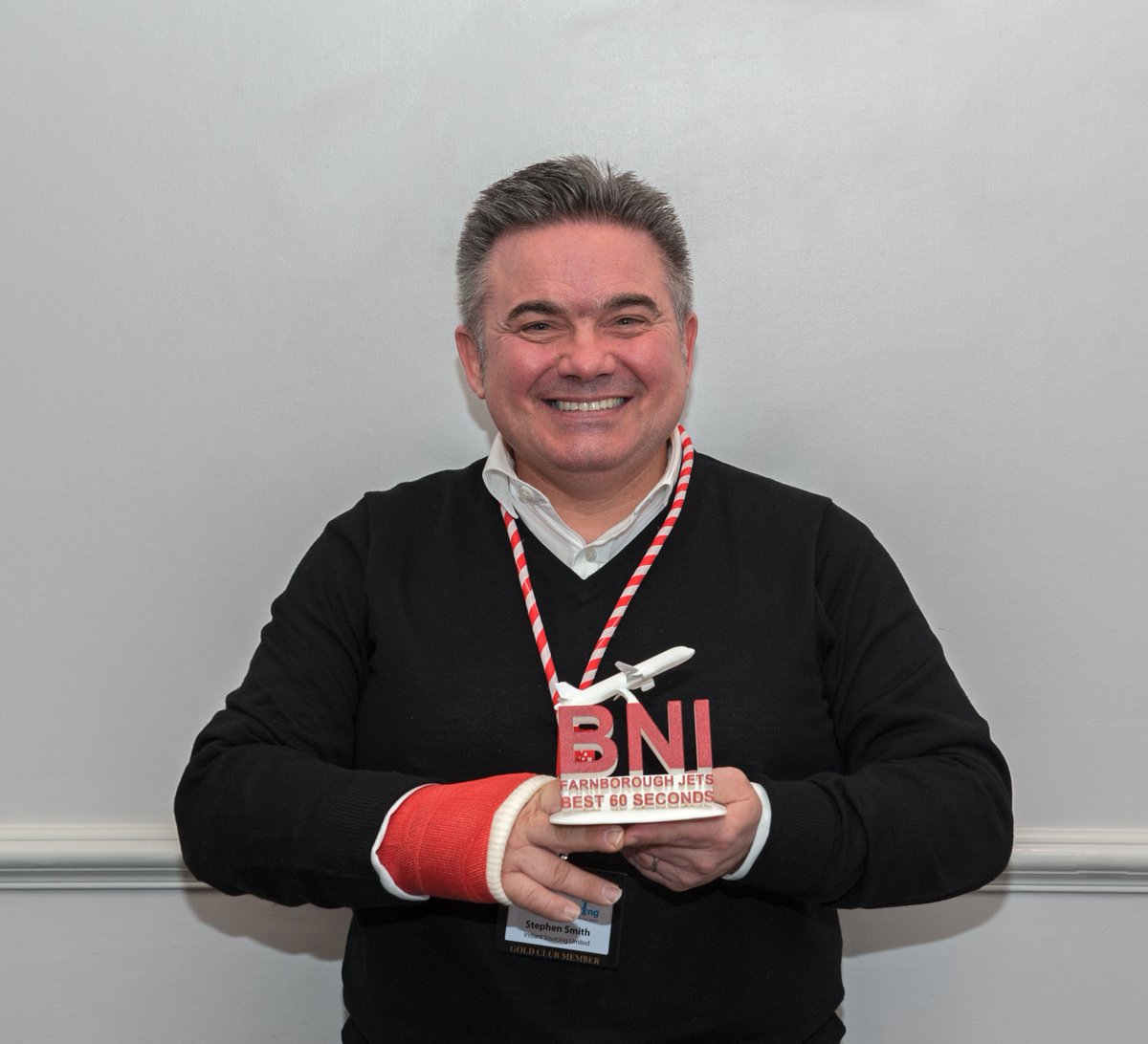 Winner, winner choccie dinner! A fabulous 60 seconds about chocolate got Mr Stephen Smith from Instant Sourcing (instantsourcing.co.uk) to nab the best 60 second trophy this week! #BNI #businessnetworking #wemeanbusiness