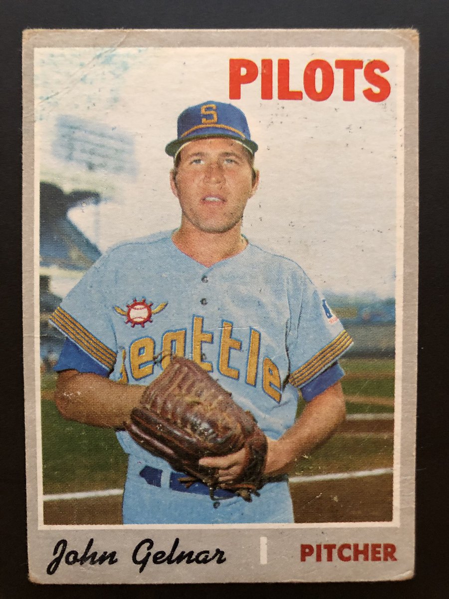 CardboardHistry's tweet photo. Pretty amazing feat #OTD ‘69 as 4 expansion teams debuted & ALL FOUR won! The #Expos beat NYM but finished 52-110; the #Royals beat MIN en route to 69-93; #Pilots beat CAL but went 64-98 & #Padres beat HOU but finished 52-110. But hey, they were all 1-0 to start! #WhatRtheOdds https://t.co/lRti0yutV1