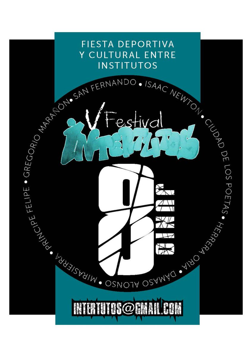 Y para las y los profes de educación física también tenemos una misión. A ver si animáis a hacer equipos que se apunten para competir en fútbol 7, hockey sala, voley o baloncesto. 
El día 8 de junio por la mañana en el Poli Vicente del Bosque.
Y para todos....bocatas gratis.