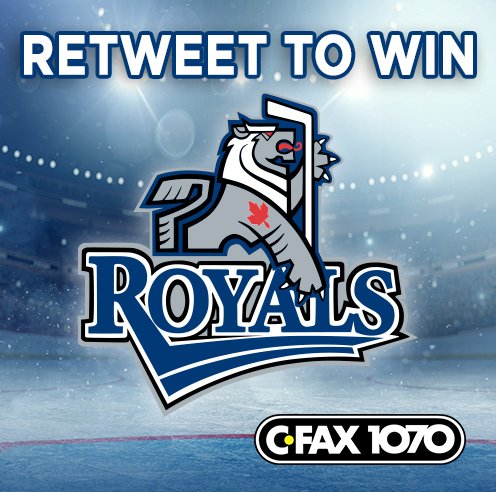 cfax1070's tweet photo. RETWEET TO WIN: A family 4 pack of tickets to tomorrow's @victoriaroyals game against the Vancouver Giants. Puck drops at 7:05pm. https://t.co/qFOvh5h7mb