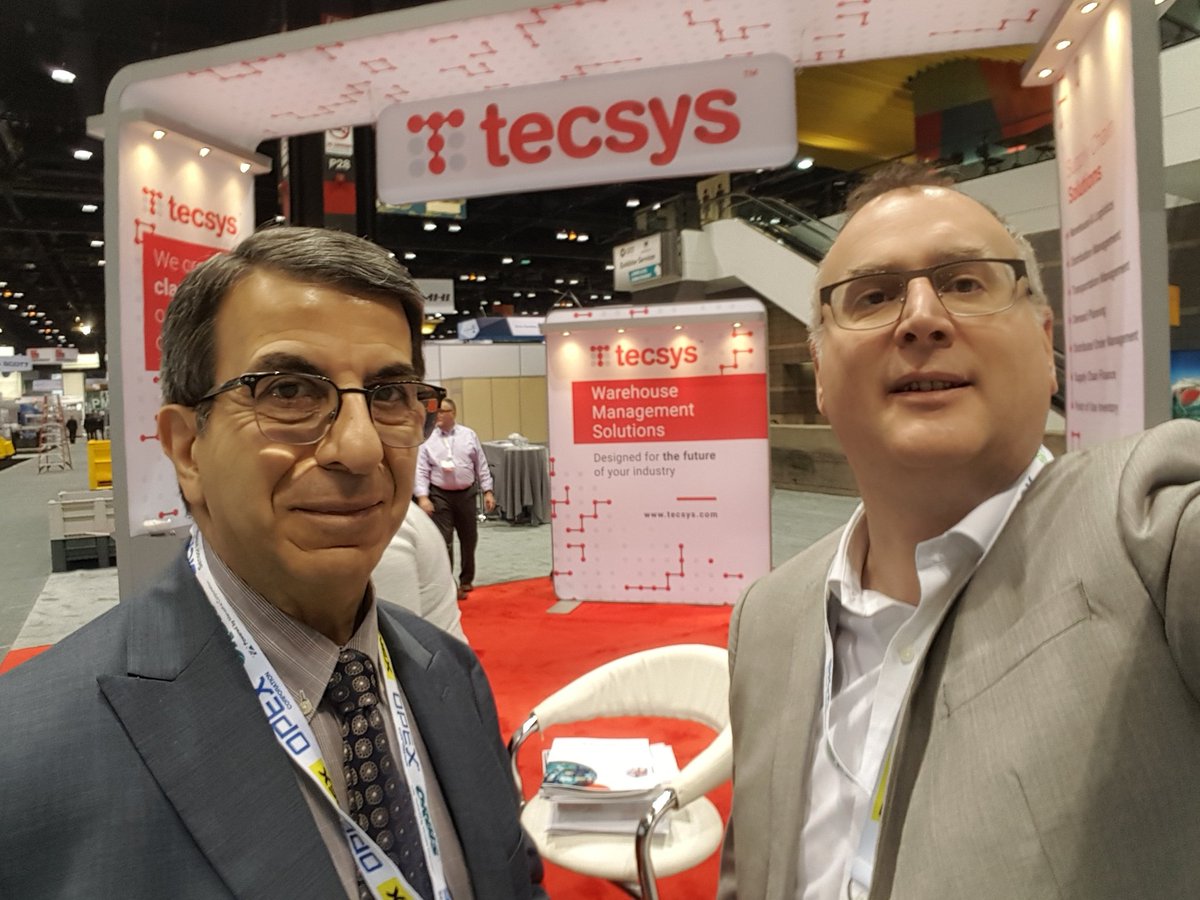 AllTheNewsThat2's tweet photo. From the floor of the #ProMatShow2019 #Tecsys https://t.co/EXzD5gWhbB
