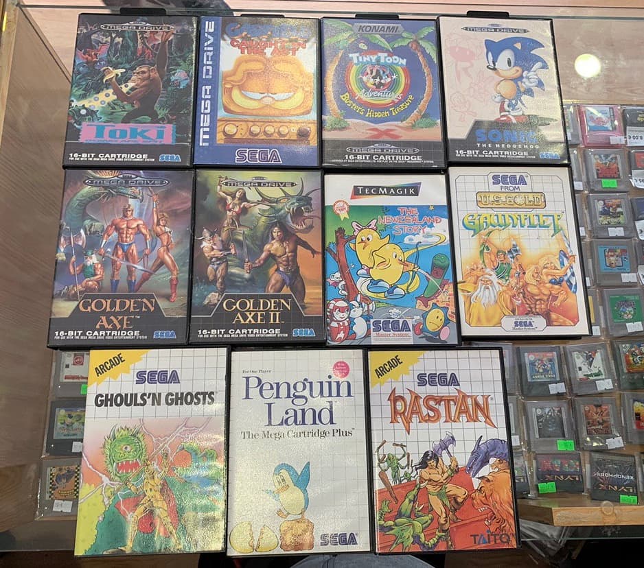 pixel_mundo's tweet photo. Como empezamos la semana... #nes #mastersystem #megadrive #wonderswan #makimura #ps1 #RETROGAMING #retrogaminglife #instagamers #mundopixel https://t.co/ZSg4QfKCjT