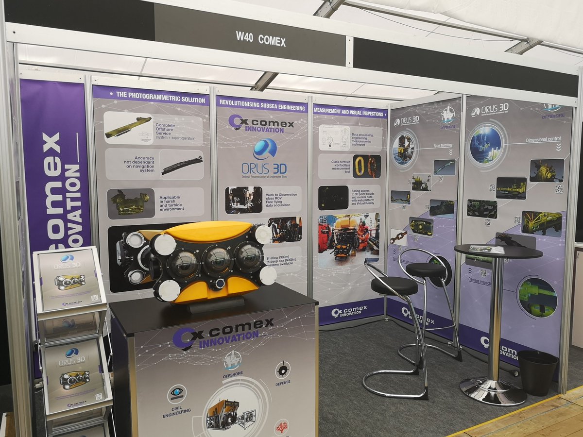 COMEX_officiel's tweet photo. We are all set up for Business in Southampton. For those attending please come and meet the team on stand w40
#OCEANBUSSINESS #COMEX #ORUS3D #SubseaPhotogrammetry #AccurateMeasurements #EngineeringMeasurementTool #SubseaMetrology #Contactless #3DReconstruction #HighResolution https://t.co/50wx1CDysB