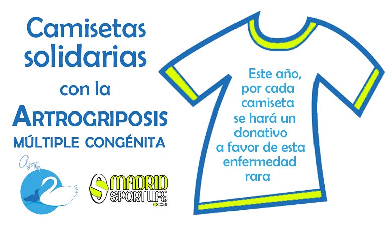 ArtrogriposisEs's tweet photo. Este año, desde @MadridSportLife han decidido colaborar con nuestra Asociación a través de sus camisetas de actividades deportivas, con un donativo de 2€ por cada una.

¡Mil gracias por la iniciativa! 

https://t.co/pS0PwfzRIl

#Artrogriposis #PonteAzulxAMC https://t.co/6DNwusuBCp