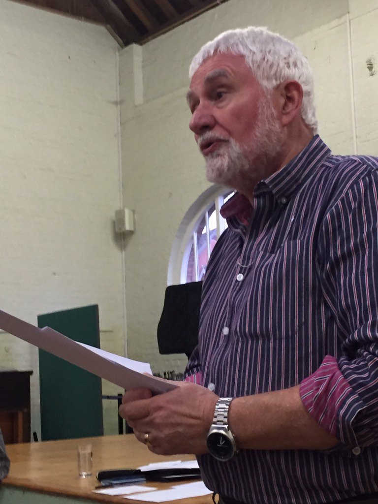 Our Chair Malcolm Willis opening our AGM