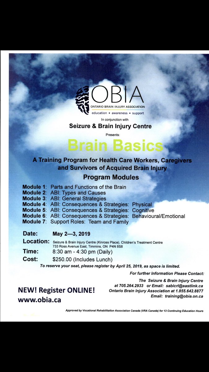 letstalkbrain's tweet image. #seizureandbraininjurycentre is hosting #brainbasics May 2-3 2019