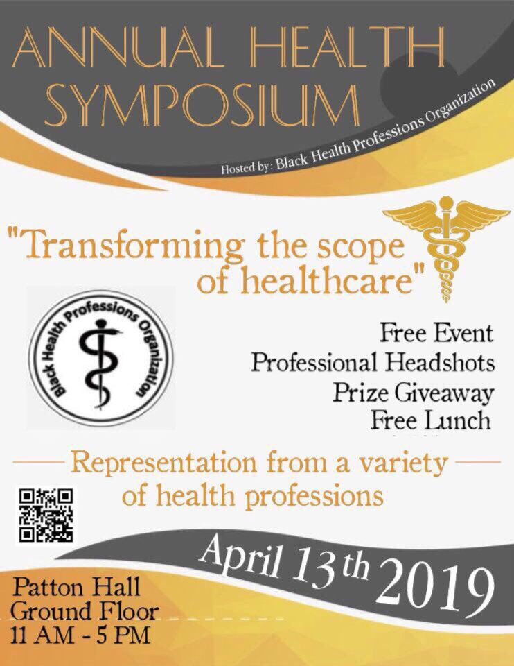 Texas_BHPO's tweet photo. THE ANNUAL HEALTH SYMPOSIUM IS HERR! This is a great networking opportunities for students aspiring to become health professionals! We will have health professionals, admission reps, a student panel, free food, and a chance to win a free Kaplan Sccholarship! https://t.co/zyV5QMryaZ