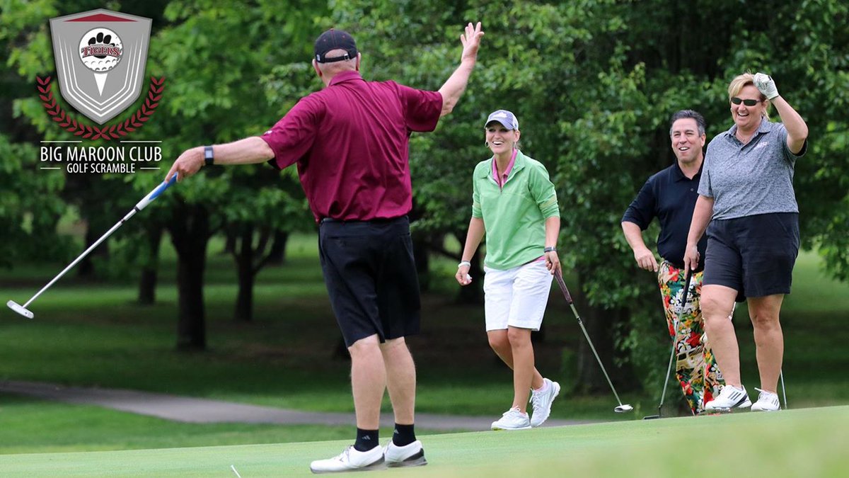 CvilleTigers's tweet image. Big Maroon Club Golf Scramble registration is open; tournament is scheduled for Monday, May 6 #WeAreCU 

➡️➡️➡️  bit.ly/2WWTaNt