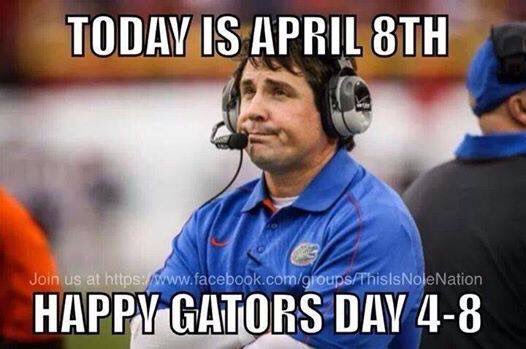 FSUKXAZ's tweet photo. Funny Dan, but FSU fans think it’s even more funny how most UF players end up in jail! FSU has won 5 of the last 6 vs FU. By the way it’s 4-8 today! Happy Gator Day! @CoachDanMullen @GatorsHater #GatorsSuck #HateAGate #UFSucks #FUSucks #GatorDay #FSUvsUF #FSUvsFU #NeverGraduate https://t.co/09yQNNO0fe