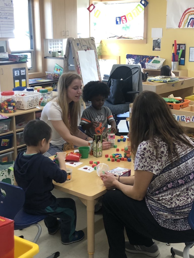 NCHSteaching2's tweet photo. Miss Hannah helped her students learn about “more” and “less” by seeing how much a container could hold. A can of Chef Boyardee can hold MORE than a can of Spaghetti O’s @AnnReidDucks https://t.co/YxjmrtShtz