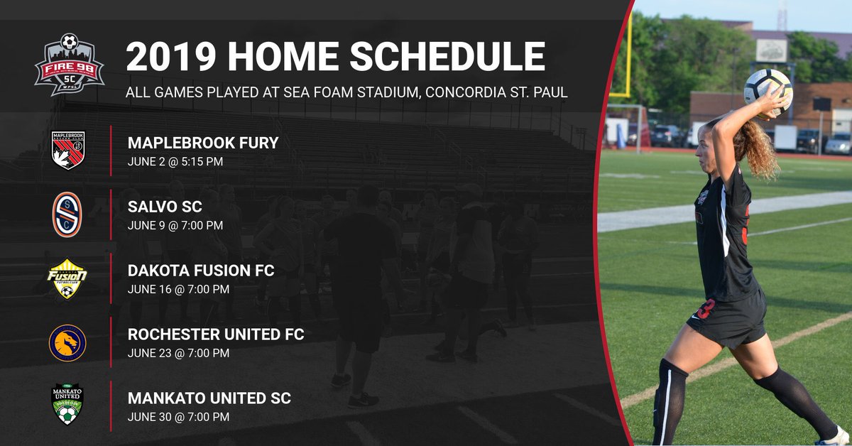 FireSC98's tweet photo. Don’t miss out on any of the action this season!
Come out to Sea Foam Stadium on Sunday nights in June!
https://t.co/3mhBeuPlhX
#WomenOfTheNorth #firesc98 #fuelthefire98 https://t.co/qF6l1Un54W
