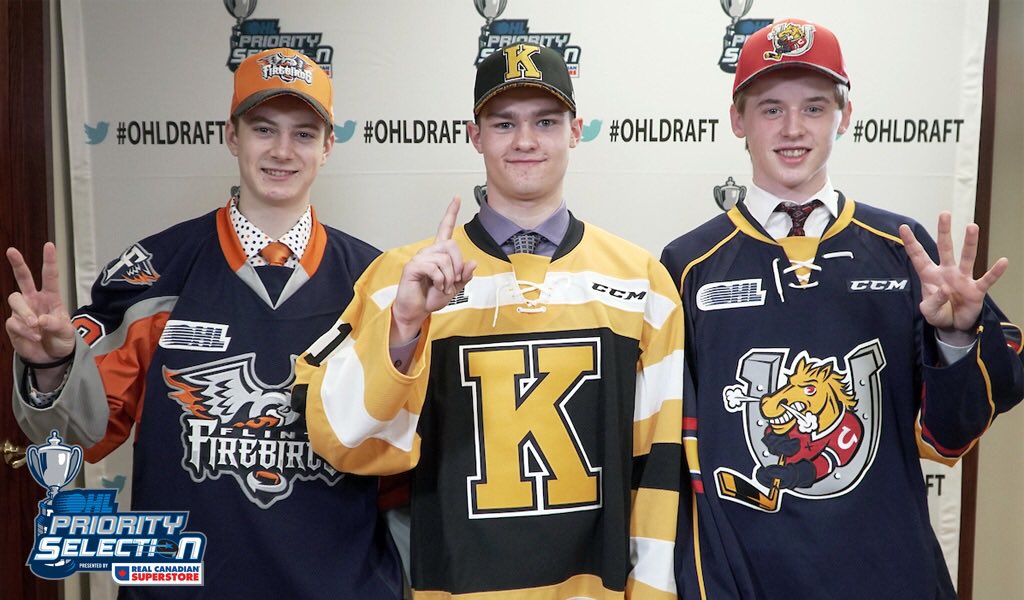 Ontario Hockey League (@ohlhockey) on Twitter photo History made in #OHLDraft Top 4️⃣
Wright, Othmann, and Clarke of <a href="/03DMF/">Don Mills Flyers '03</a> become first trio from one team to be selected among first four picks.
1ST RD RECAP 📰: bit.ly/2G5rsc0 History made in #OHLDraft Top 4️⃣
Wright, Othmann, and Clarke of <a href="/03DMF/">Don Mills Flyers '03</a> become first trio from one team to be selected among first four picks.
1ST RD RECAP 📰: bit.ly/2G5rsc0
