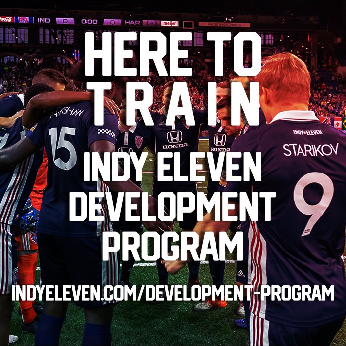 IndyEleven's tweet photo. 🚨PARENTS🚨

⚽️ Indy Eleven will be hosting an 8-week development program for players ages 8-18. 

📍 @GrandParkSports (Indoors)
📆 4/10-5/29 (Every Wednesday)
🕰️ 4-5PM

📋 For more details and to register, visit https://t.co/HQ3jtXZnBd

#HereToTrain | #IndyForever https://t.co/3RYtGa57I2