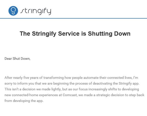 We knew it was coming, but I'm still bummed and slightly angry at <a href="/Xfinity/">Xfinity</a>.