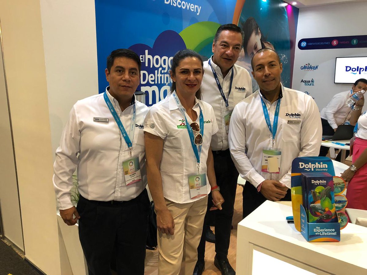 dolphindiscESP's tweet image. Nuestro equipo de #DolphinDiscovery está presente en este #TianguisTuristico2019 #Acapulco 😃 Te esperamos en nuestrso stand 🐬 #ComparteFelicidad