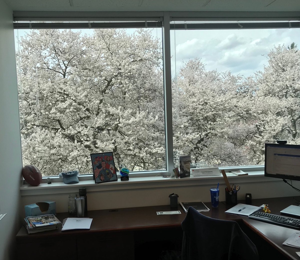 I’m loving my view from my AD office today! ⁦@AD_HQ⁩