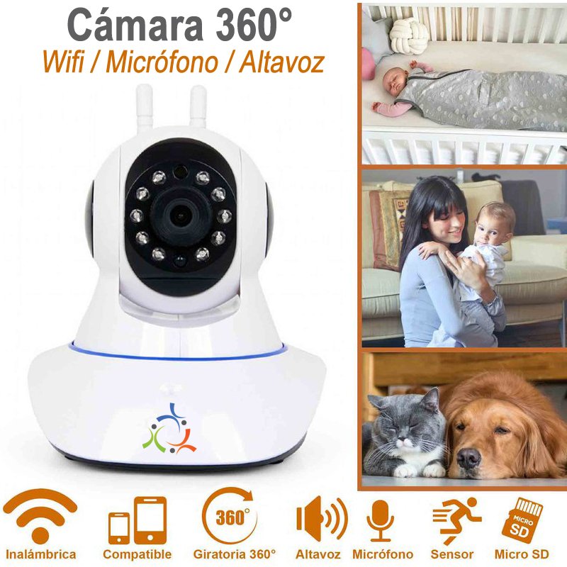 cleverway_stgo's tweet image. #FelizLunes de Cámaras inalambricas 360 grados para mayor información visítenos en Avenida Manuel Antonio Matta 297 Teléfono +56 2 32961490 E-Mail clientes@cleverway.cl