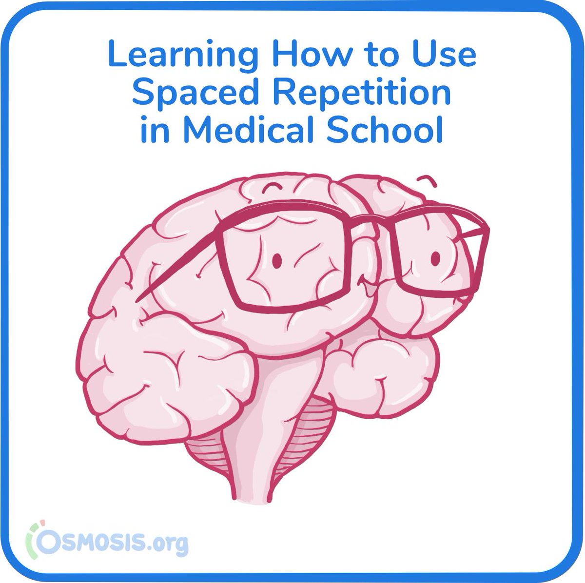 OsmosisMed's tweet image. In today’s Osmosis blog post, second-year medical student Austin shares how he used spaced repetition to dramatically improve his retention and recall. Read about it here: osms.it/spaced-rep-blo… #osmosis #learnmedicine #memorytips #studytips