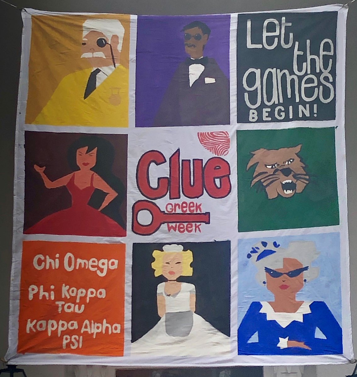 Greek Week 2019 Team Clue Banner! <a href="/ELNUPES/">The LOVE Chapter</a> <a href="/PhiKappaTau_OU/">Phi Kappa Tau Ohio U</a> <a href="/ChiOmega_Ohio/">𝘾𝙃𝙄 𝙊𝙈𝙀𝙂𝘼 𝙊𝙃𝙄𝙊 𝙐</a>