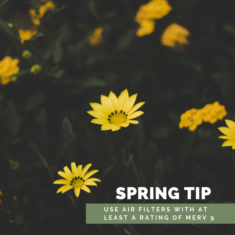 MeisnerService's tweet photo. When choosing an air filter for your HVAC unit, make sure to grab one that has at least a MERV rating of 9! 
It will trap more particles, reducing your indoor allergens! 
#Spring #tip #allergies #HVAC https://t.co/gIFFMI94ZD