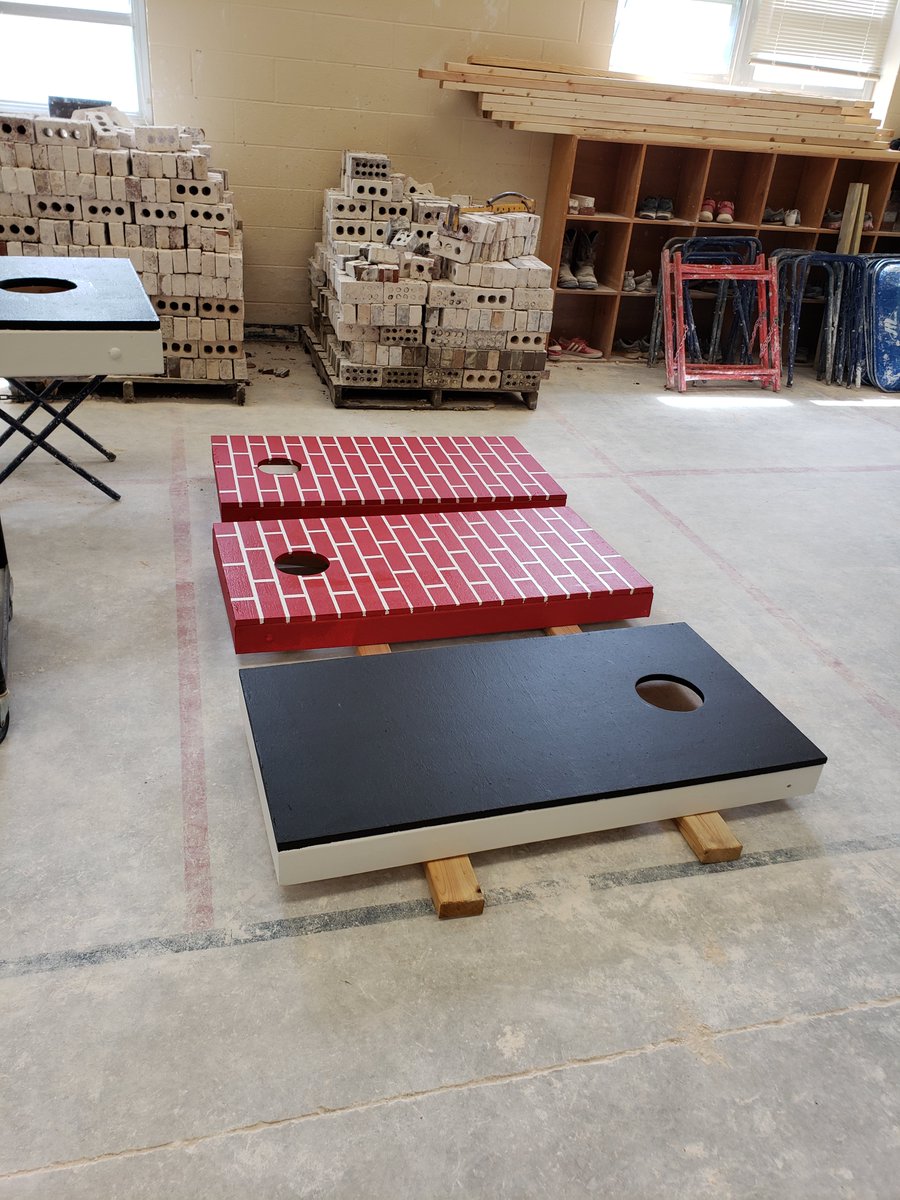 david_paynr's tweet photo. We had a productive day on our cornhole games. Great job by our mustang's today and everyday #cterowan19 #mustangnation https://t.co/1Md5AqGPrY