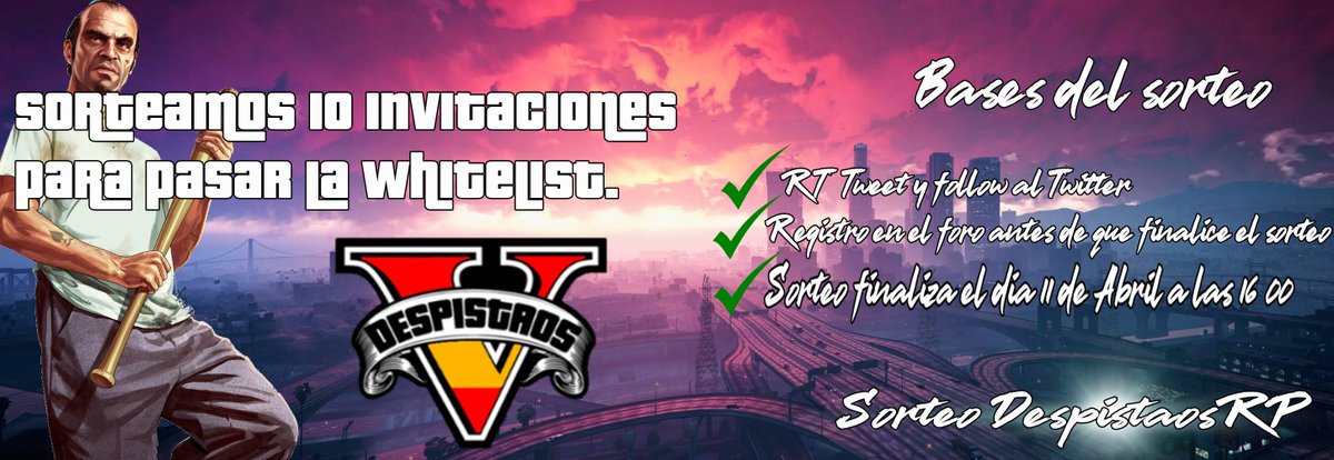 despistaosrp's tweet photo. 📢 SORTEO

Con motivo de haber superado los 1K Followers en Twitter, vamos a realizar un sorteo un tanto diferente al resto que hemos ido haciendo. Debido a que la whitelist de la comunidad está cerrada, vamos a sortear 10 invitaciones para aquellos que la quieran pasar. https://t.co/VYHW6frw9L