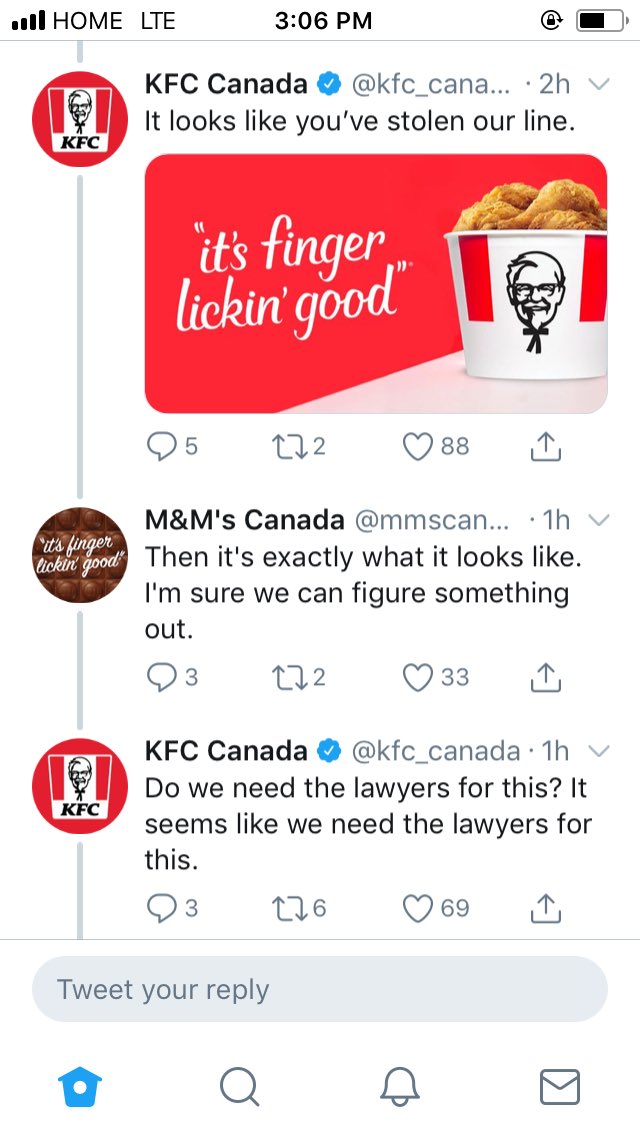 501119John's tweet photo. This week in fabricated brand Twitter beef https://t.co/YGuI5a8UM1