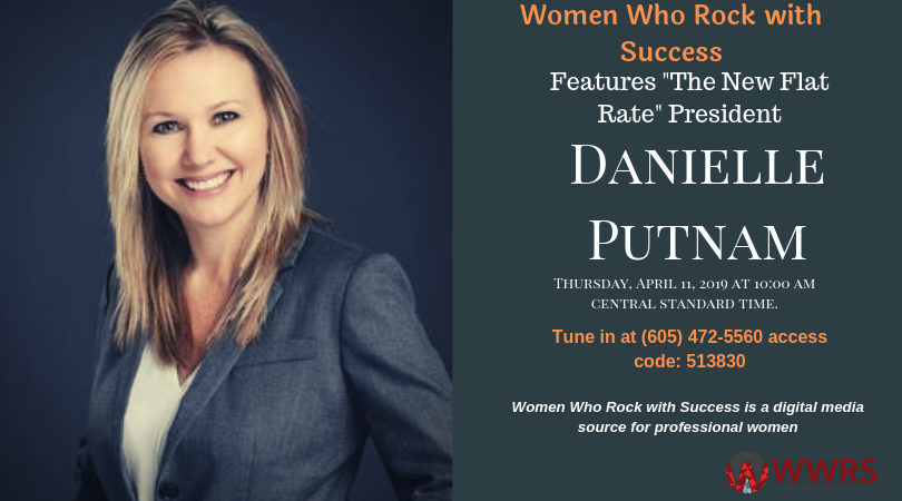 WomenRocking's tweet photo. @WomenRocking Who Rock with Success features president of The New Flat Rate, Danielle Putnam ion the show tomorrow. https://t.co/lDRkxACJDW