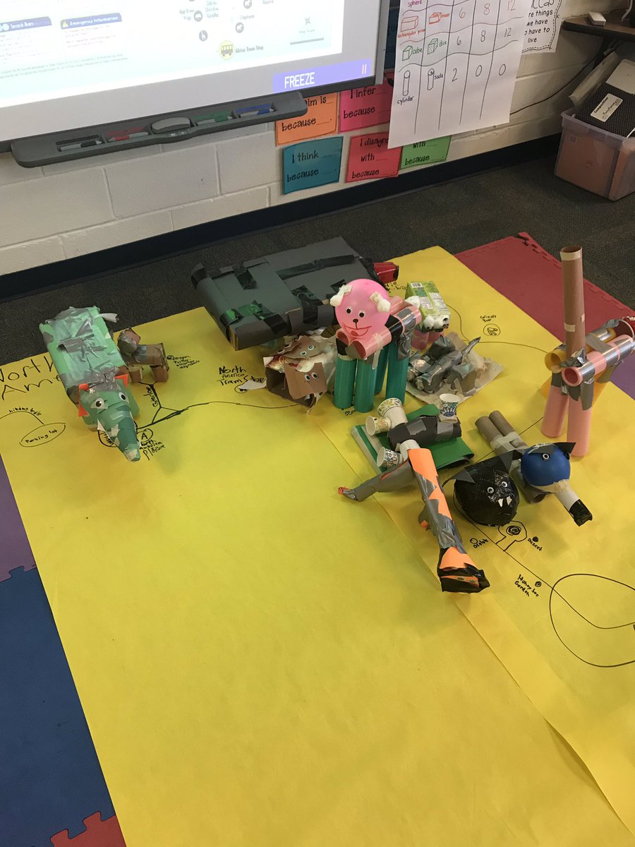 Such great shape animal models! This was such an awesome PBL project to “help” the <a href="/NCZoo/">North Carolina Zoo</a>!! <a href="/PHSmariners/">PHS</a>