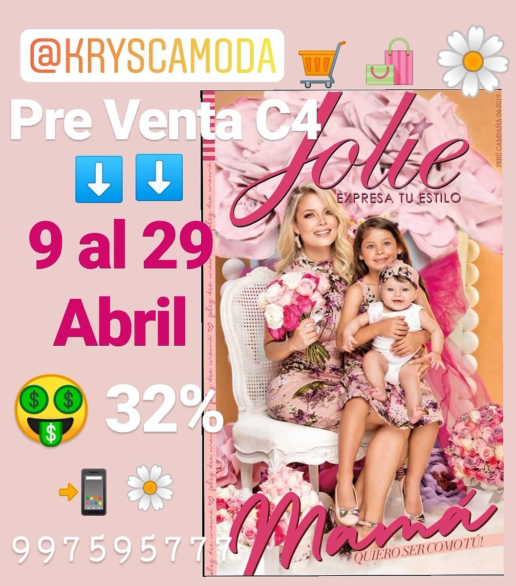 kryscamoda's tweet photo. #PreVenta #DíaDeLaMadre
Solicita tu catálogo físico /virtual #Krysca #KryscaModa https://t.co/7ylCHpPHOr