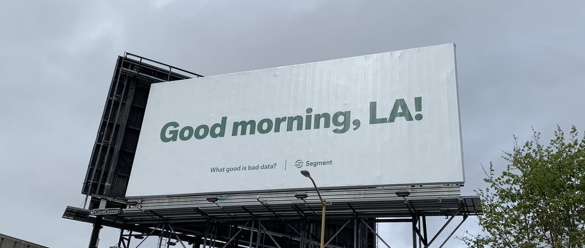 awwstn's tweet photo. This @segment billboard in SF is well done https://t.co/1u22MoHzpd