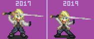 kaine687's tweet photo. Updating some old sprite part #2
2015->2019 #Lunarian #rpg #rpgmaker #rpg2003 #sprite #personalproject #npc #indiedev #indiegame #gamedev #workinprogress #pixelart #pixel #art #update #indiegames https://t.co/kJDh9LSgev