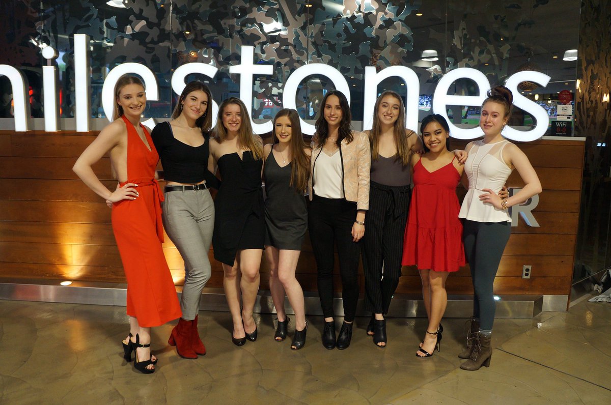 Last night we celebrated our final dinner as a team! It was a great night full of fun and laughter and an amazing way to officially end off our 2018/2019 season! 💛💙 #OneTeamOneDream 🐏