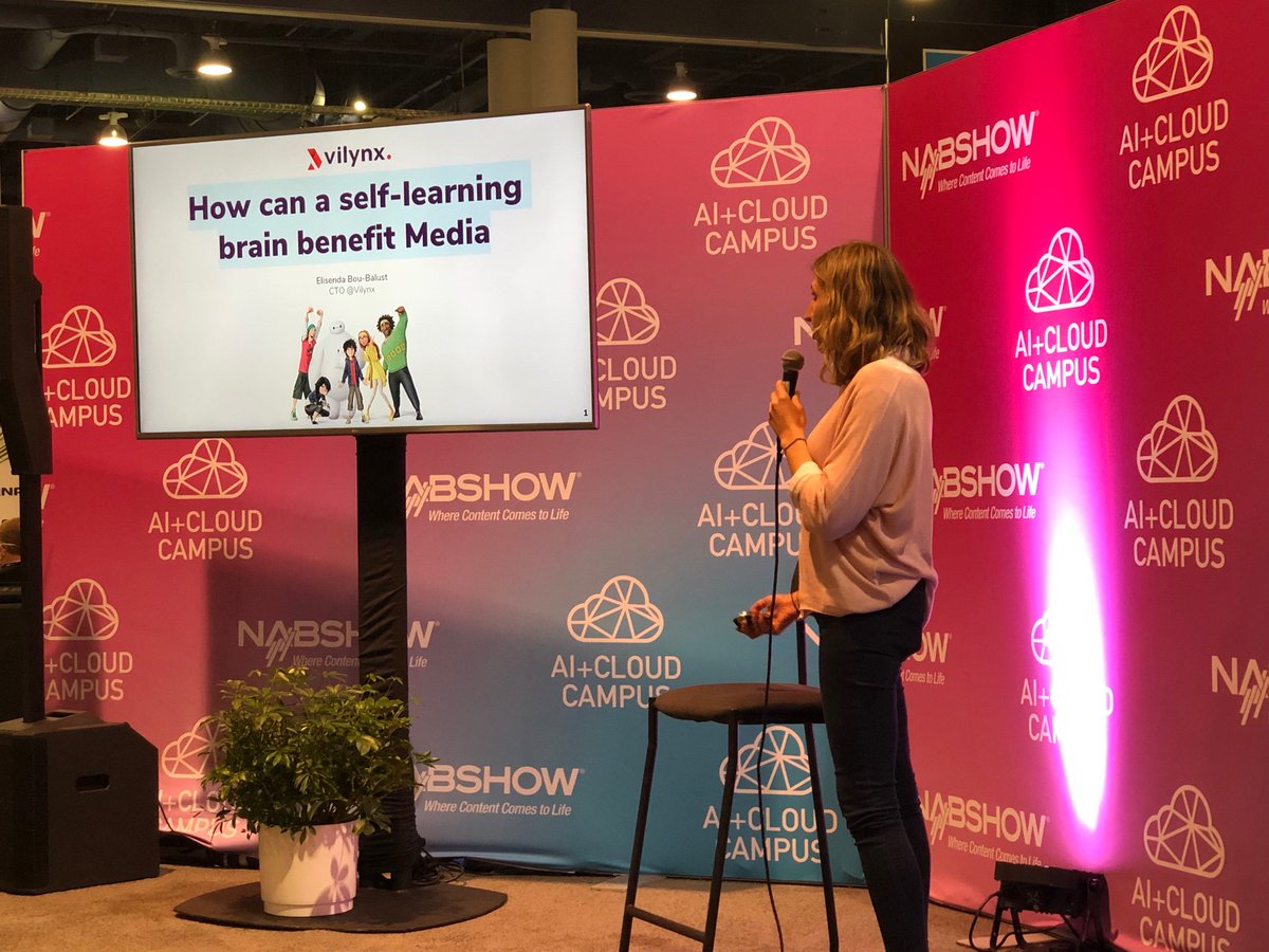 Check out our Vilynx CTO’s important presentation on how AI is transforming media - right now at the AI and Cloud Campus #NABShow