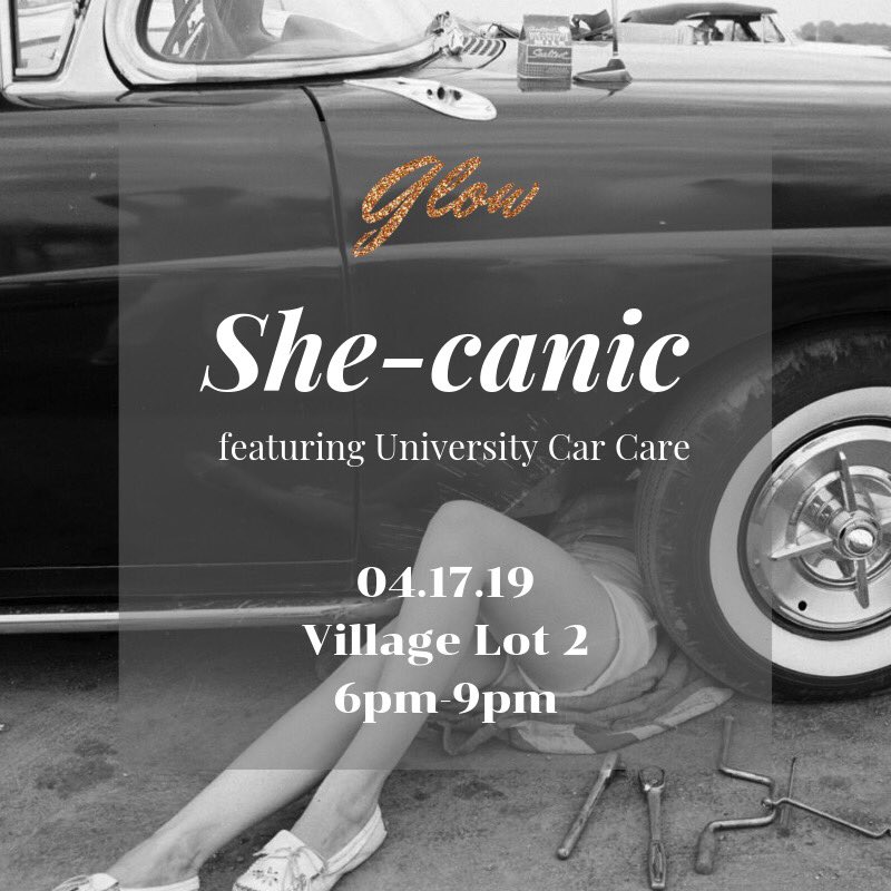 GLOW_ODU's tweet photo. Ladies we can do it too! 💪🏾 April 17th G.L.O.W presents “She-canic” we will be learning the basics when it comes to our vehicles, changing a flat tire, when to get an oil change , etc! Meet us in Village Lot 2 , starting at 6pm! Don’t miss out! ✨ https://t.co/o196FKvFJ4
