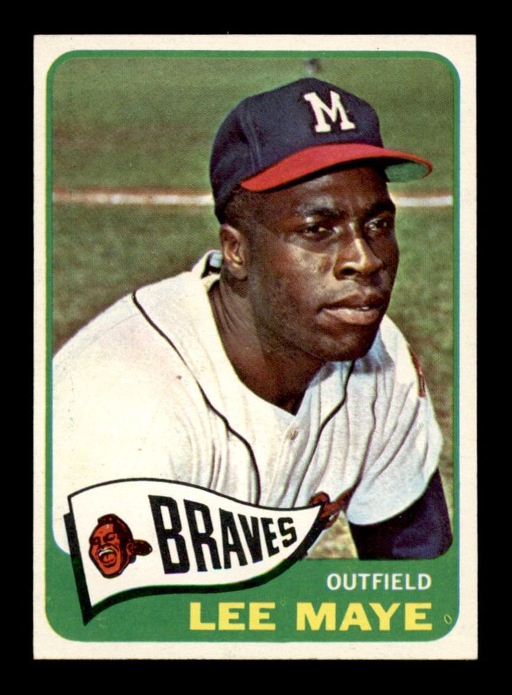 #baseballcards #memorabilia  1965 Topps #407 Lee Maye NM/NM+ X1188184 #MilwaukeeBraves
