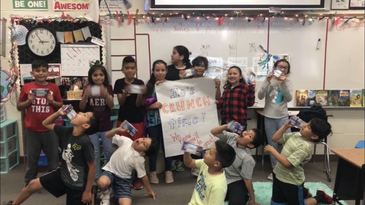 ruby_rsanchez20's tweet photo. Thank you to Mrs.Amador’s class for bringing us a treat! We are ready to “crunch” this test tomorrow! #itsbetteratRann @AlexandriaAmad1 https://t.co/t2lUpQgfOp