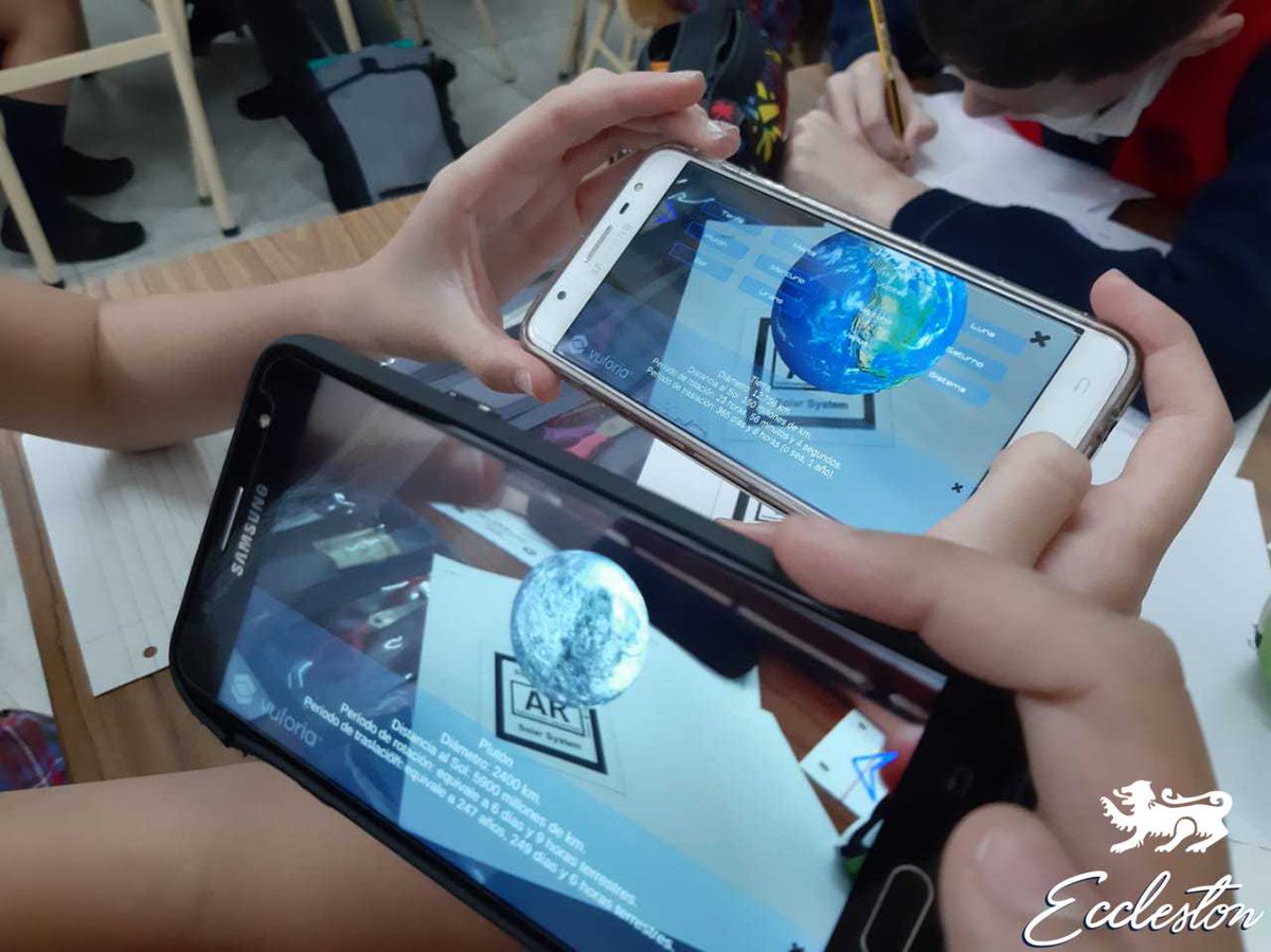 ecclestontemp's tweet photo. NUESTRO SISTEMA PLANETARIO 🔹
🦁🌎☀
En clase de #CienciasNaturales los alumnos del #NivelSecundarioEccleston utilizaron #NuevasTecnologías a través de #RealidadAumentada para descubrir distancias en nuestro #SistemaSolar -
-
#ModeloSIB
#Saber
-
APRENDER HACIENDO ✅ https://t.co/FbkBzR2BB4