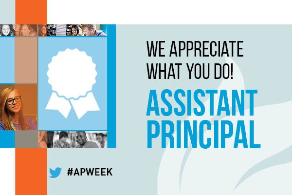AliefISD's tweet photo. It’s National Assistant Principals Week! Help honor and thank assistant principals for their contributions to the success of our nation’s students all week long: https://t.co/0fpTGkeyeF. #apweek19 https://t.co/KD4cgYZsoN