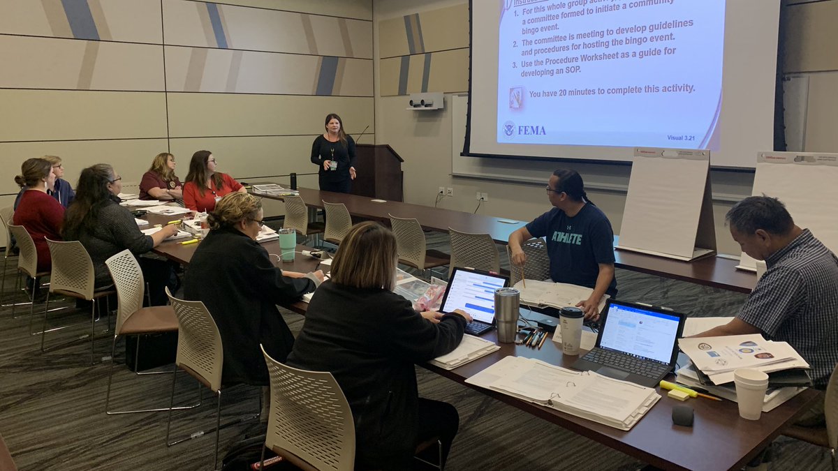 CNO_EMD's tweet image. We are excited to be hosting and attending the Emergency Management for Tribal Governments course this week. #CNOPrepares #R6Prepares #ChahtaSpirit