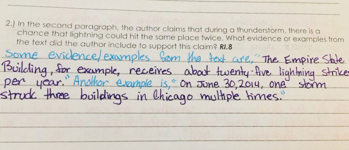 When students color code their text evidence 😍 #colorcode #textevidence #iteachela