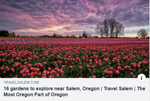 Why not explore a garden or two this spring? Thanks for the shout out <a href="/TravelSalem/">Travel Salem</a>! bit.ly/2I9mInJ