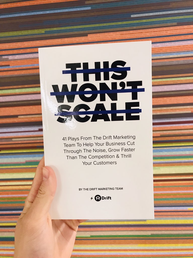 vinmatano's tweet photo. Finally got my copy of #ThisWontScale by @Drift ⚡ https://t.co/tTlIwqM2mR